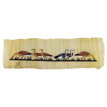 papiro egipcio original de las ocas de Meidum